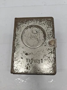 Holy Bible Metal Edition New Living Translation NLT Worn Rusty Bad Binding - Picture 1 of 5