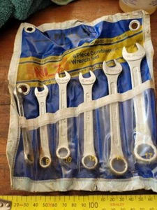 Combination Spanner Set, 6 Piece. Tools, workshop, garage, car, truck, house. - Picture 1 of 1