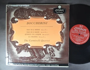 BOCCHERINI CARMIRELLI QUARTET G Minor Opus 9, No. 5 LP LL 1454 LONDON / FLAT - Picture 1 of 2