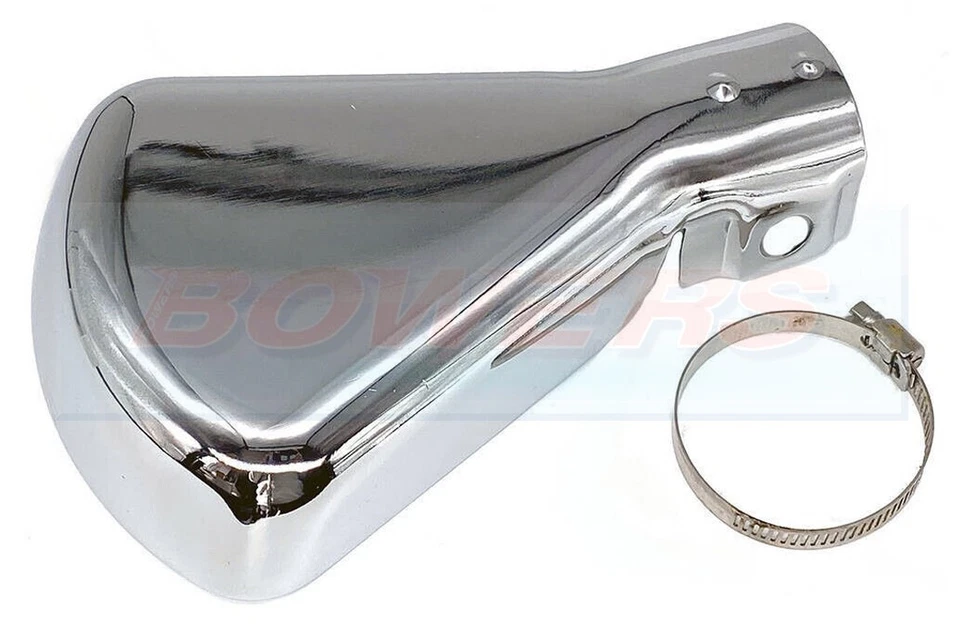 Acabado deflector de tubo de escape cromado cola de pez Ford Consul Zephyr Zodiac Foto 1 de 1