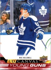 2022-23 UPPER DECK EXTENDED SERIES UD CANVAS INSERT #C374 MAC HOLLOWELL YG RC