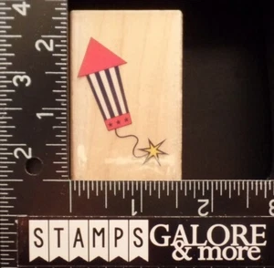 Stampabilities Rubber Stamps FIRECRACKER DYNAMIC PATRIOTIC PARTY 4TH OF JULY T06 - Picture 1 of 2