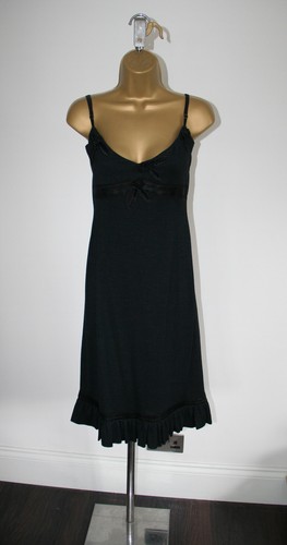 Abito da cocktail Moschino donna grigio antracite taglia UK 10