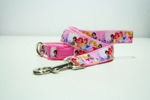 Princess Disney Dog Collar and Lead Cinderella Ariel Belle - Picture 1 of 5