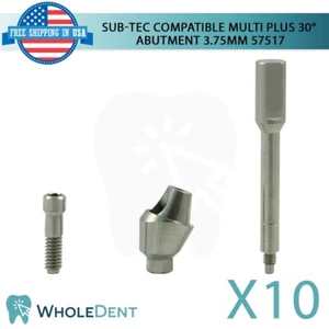 10X Bego® Compatible Angulated Multi Unit Abutment 30° Ø3.75mm Instrument Lab - Picture 1 of 4