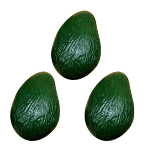 3 Pcs Avocado -Spielzeug Avocadofiguren Avocado- Aus Kunststoff Kind - Bild 1 von 12