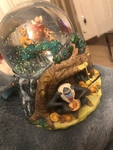 Snowglobe Lion King Simba Timon Pumba Rafiki Hakuna Matata Pride Lands Disney. - Picture 1 of 6