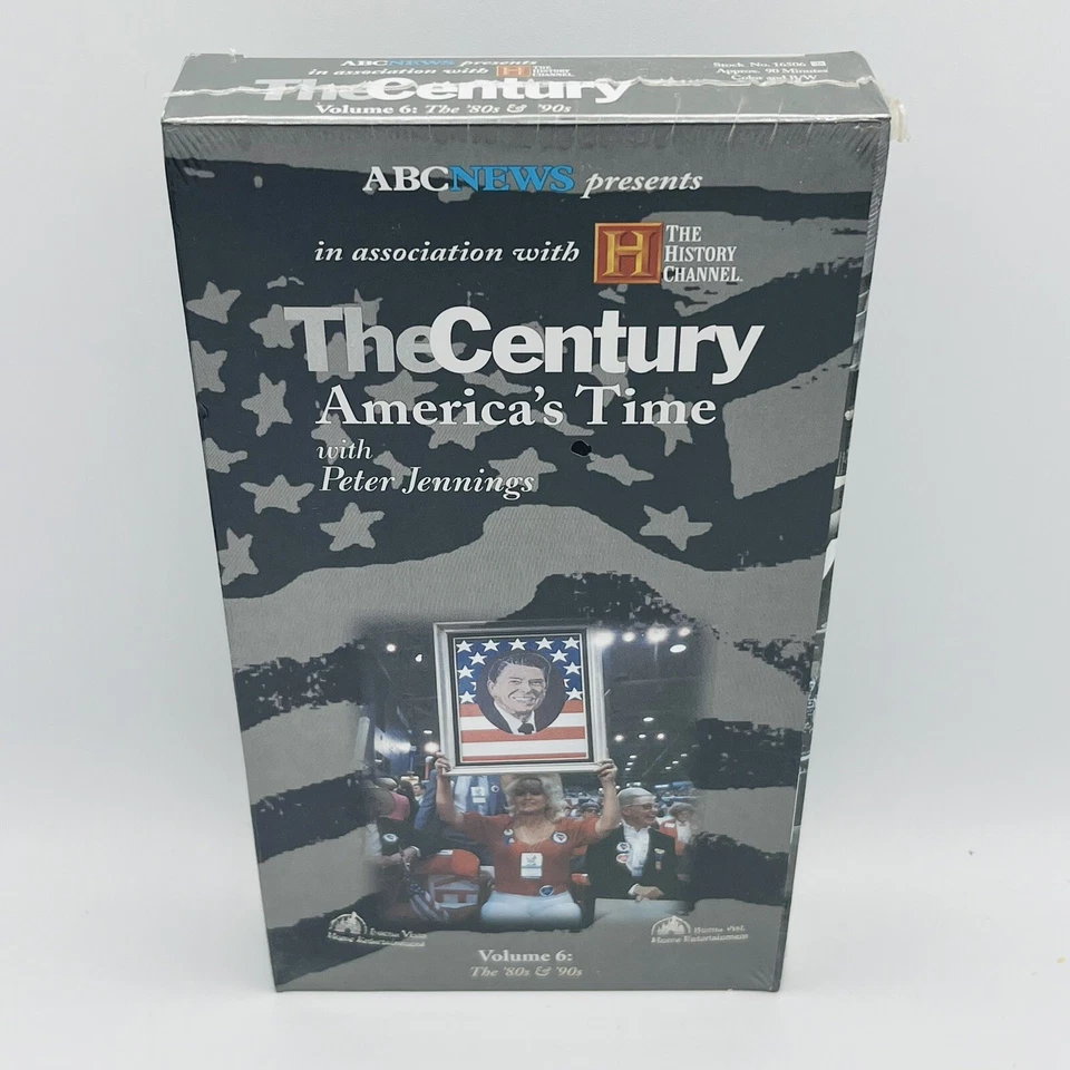 THE CENTURY, AMERICA’S TIME PETER JENNINGS Vol. 6 The 80s & 90s, VHS New Sealed - Image 1 of 4