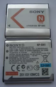 Batterie D'ORIGINE ORIGINAL SONY NP-BN1 DSC-W320 DSC-W310 NEUVE - Imagen 1 de 1