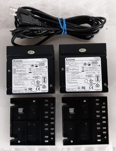 Pair of Extron 28-394-07LF 50w +12VDC 4.2A Power Supply w/ 2x Mountng Kits+Cords - Picture 1 of 4