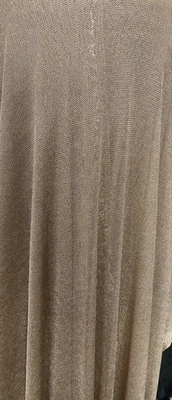 Gold 58/60" Wide Stretch Metallic Chainmail Sheer Fabric - Image 1 of 2