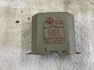 UTC S-18 12 Watt Modulation Transformer - Image 1 of 3