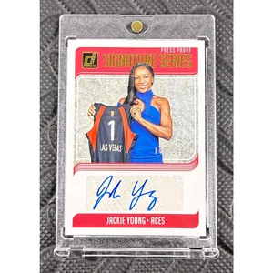 2019 Donruss WNBA #SS-JYG Jackie Young Signature Series Auto #/199 J-Yo Rookie - Bild 1 von 3