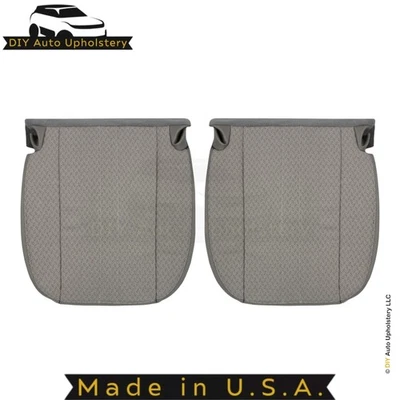 Fundas de asiento delanteras inferiores de tela para Chevrolet Express 1996-2025 peltre medio Foto 1 de 4