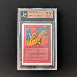 MTG \\>> Shivan Dragon (BGS 9.5) <<// Unlimited - 341 Trading - Magic - Imagen 1 de 6
