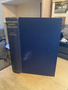 Forster: Goldsworthy Lowes Dickinson 1934 Good Philosophy Politics Neoplatonism - Picture 1 of 1