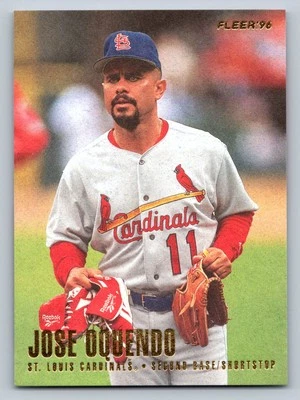 1996 Fleer #551 Jose Oquendo - Image 1 of 2