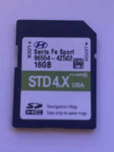 2016 2017 2018 HYUNDAI SANTA FE SPORT NAVIGATION USA MAP SD CARD 96554-4Z502 OEM - Picture 1 of 1