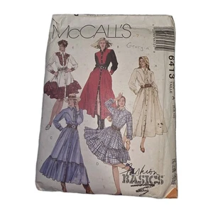 McCall's Westernkleider in 2 Längen Pttrn P420/6413 Gr. 6-8-10 ungeschnitten - Bild 1 von 6
