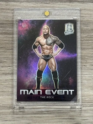 2023 CHRONICLES WWE SPECTRA MAIN EVENT CASE HIT SSP ME2 THE ROCK - Image 1 of 2