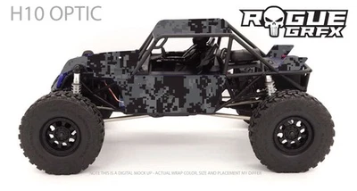 Vanquish H10 Optic 1:10 Scale Body Graphic Wrap Skin- Urban Camo - Image 1 of 2