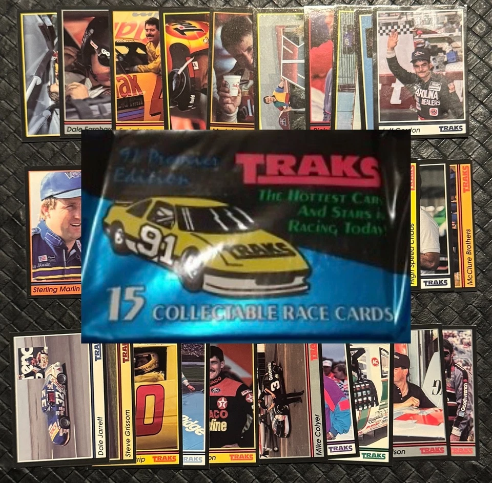 1991 Traks NASCAR Racing Trading Cards Complete Your Set U Pick Jeff Gordon READ - Image 1 of 2