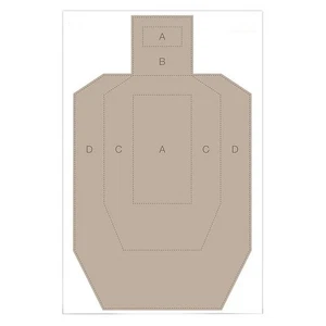 Birkenholz Casey Eze-Scorer Ziel IPSC Übungspapier 23"" x 35"" 100 - 37025 - Bild 1 von 2