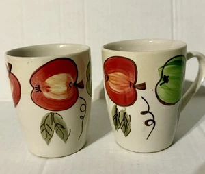 Artist’s Touch Orchard Harmony Apples Coffee Cup Mug Lot Of 2 - Picture 1 of 4