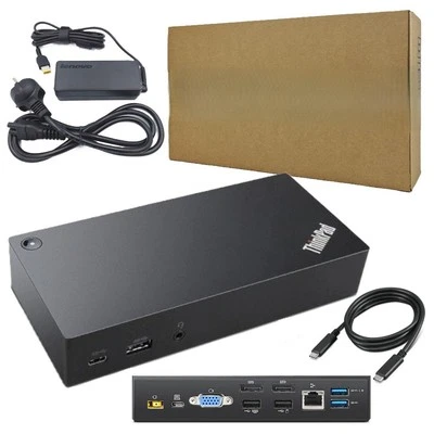 Dockingstation Lenovo ThinkPad USB-C Dock Laptop-Dock 90W - Bild 1 von 4