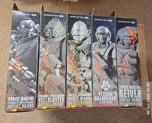 5 McFarlane Warhammer 40k Artist Proof Figures Space Marine Battle Sister Guard - Picture 1 of 19