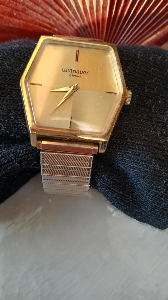 Original Wittauer Geneve Herrenarmbanduhr Handaufzug Vintage - Bild 1 von 4