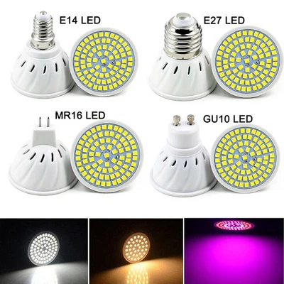 GU10 MR16 E27 E14 LED Bulb 5W 8W 10W Light Bulb Spotlight SMD2835 Lamp Downlight - Image 1 of 4