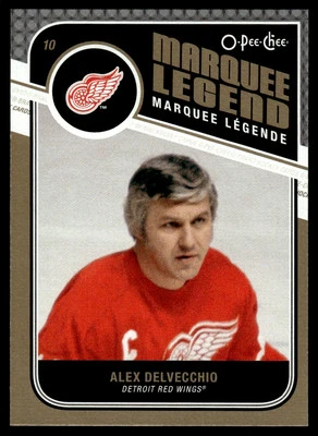 2011-12 O-Pee-Chee MARQUEE LEGEND Alex Delvecchio Detroit Red Wings #538 - Image 1 of 2