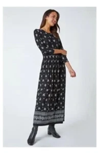 Pocket Jersey Maxi Dress - Ladies Roman Originals Women - Picture 1 of 5
