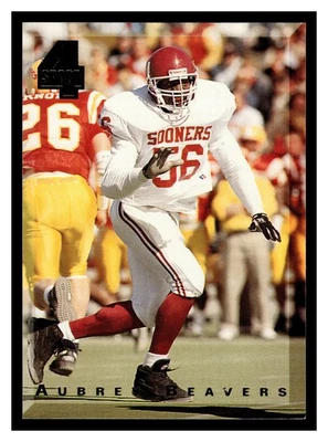 1994 Classic Four Sport Aubrey Beavers #101 Oklahoma Sooners - Image 1 of 2