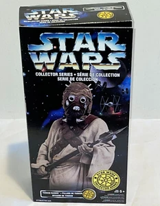 12" Star Wars Tusken Raider Trilingual W/ Gaderffii Stick Figure Sealed Box 1996 - Picture 1 of 11