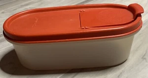 Contenedor Tupperware vintage 1-1191 con tapa roja 2 tazas 500 ml - Imagen 1 de 5
