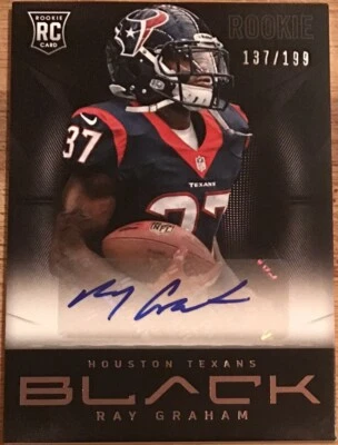 2013 Panini Black Rookie Signatures Ray Graham #173 #’d 137/199 - Image 1 of 2