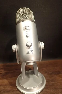 Blue THX Certified Condenser Microphone Silver Pro Studio Mic - Image 1 of 4