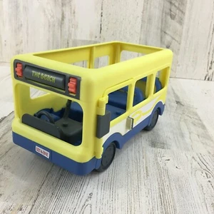 Bluey Yellow Schulbus Stadtbus Chunky Schimpanse Poster blau NEU - Bild 1 von 15