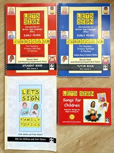 Let's Sign BSL British Sign Language ~ 4 Books Bundle ~ Co-Sign Communications - Picture 1 of 12