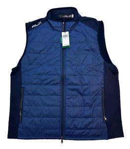 Ralph Lauren RLX Men's Golf Vest Size XL Navy Color Retail $228 New - Picture 1 of 11