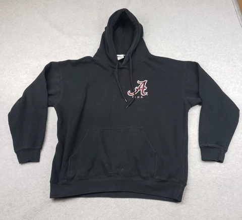 University of Alabama Hoodie Sweatshirt Mens 1X NCAA Tigers Crimson Tide Cover