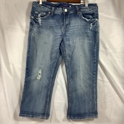 Vigoss Capri Jeans Juniors size 13 Blue denim stretch - Image 1 of 4