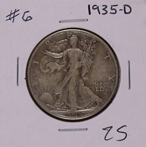 1935-D Walking Liberty Half Dollar #6
