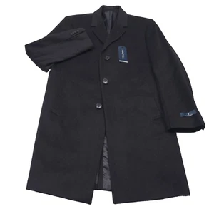 Abrigo negro de mezcla de lana y cachemir Nautica Barge de $450 para hombre talla 38S - Imagen 1 de 11