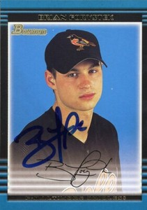 2002 Bowman BRIAN FORYSTEK Signed Card autograph AUTO ORIOLES PALOS PARK, IL