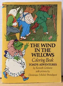 Vintage 1976 The Wind in the Willows Coloring Book: Toad's Adventure Unused LC - Picture 1 of 9