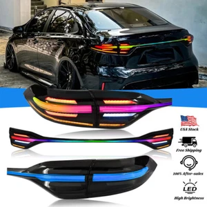 RGB LED Tail Light & Trunk light for Toyota Corolla 2020-2024 Rear Lamp Assembly - Picture 1 of 23