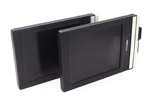 2x Fidelity Elite 5x4 Filmhalter - geladen mit abgelaufenem Film - UK Händler - Bild 1 von 4